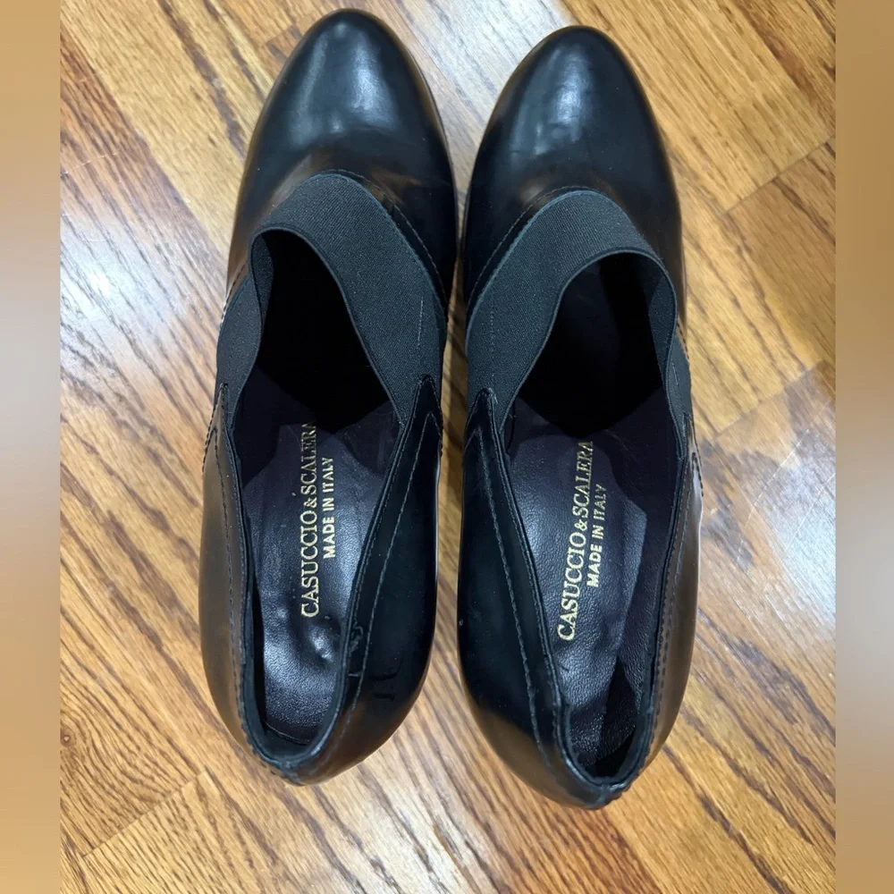 Black Block Heels - Picture 4 of 8